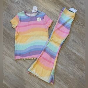 NWT - NEXT Squiggle T-Shirt & Legging Set - Size 5-6 years